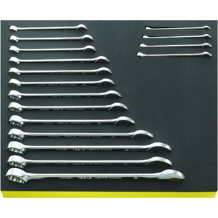 STAHLWILLE TOOLS Combination Wrenchs i.TCS inlay No.TCS 13/17, 6-24MM 2/3-tray17-pcs. 96830164